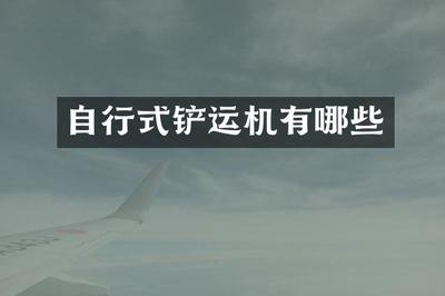 自行式鏟運(yùn)機(jī) 礦山與建筑設(shè)備倉(cāng)儲(chǔ)的核心角色與關(guān)鍵要素